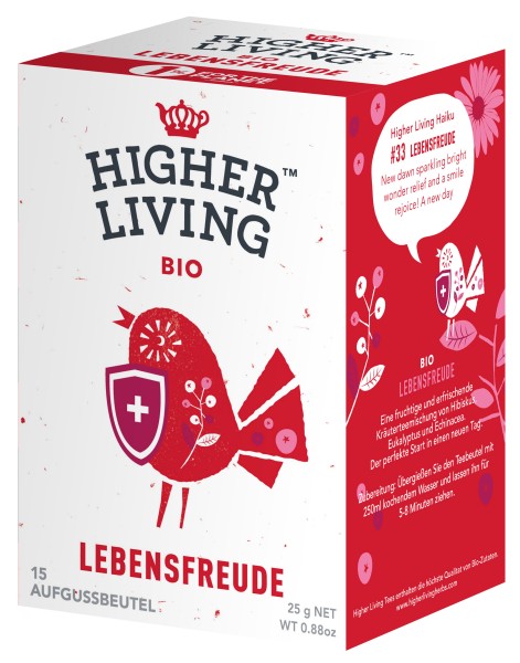 Higher Living - Lebensfreude, 25g (15 Teebeutel)