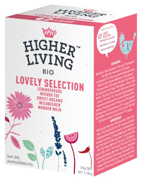 Higher Living - Lovely Selection, 33g (20 Teebeutel)