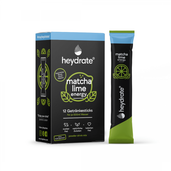 heydrate - Energy - energy matcha lime, 12 Sticks