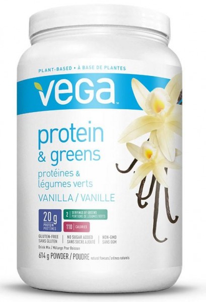 VEGA Protein &amp; Greens - Vanilla, 614g