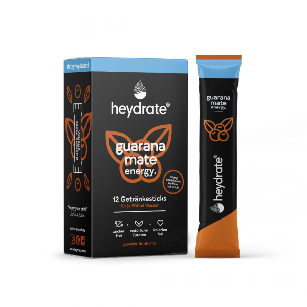 heydrate - Energy - energy guarana mate, 12 Sticks