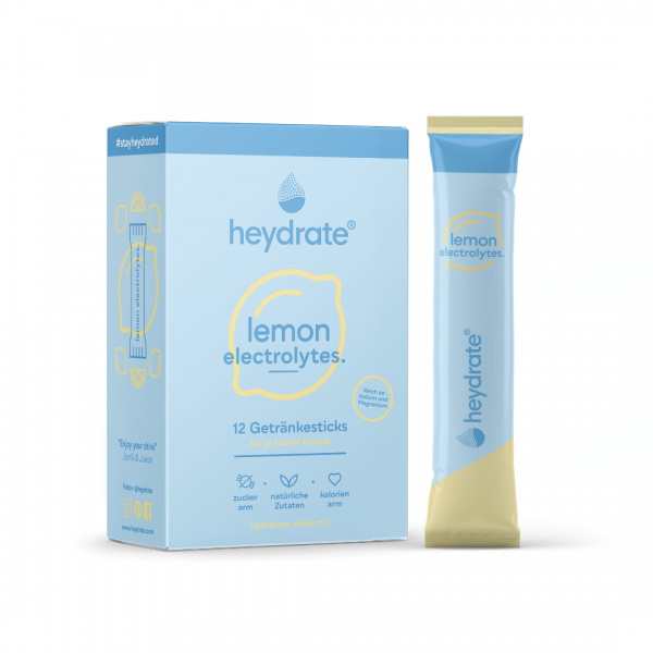 heydrate - Electrolytes - electrolyte lemon, 12 Sticks