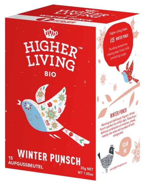 Higher Living - Winter Punsch, 30g (15 Teebeutel)
