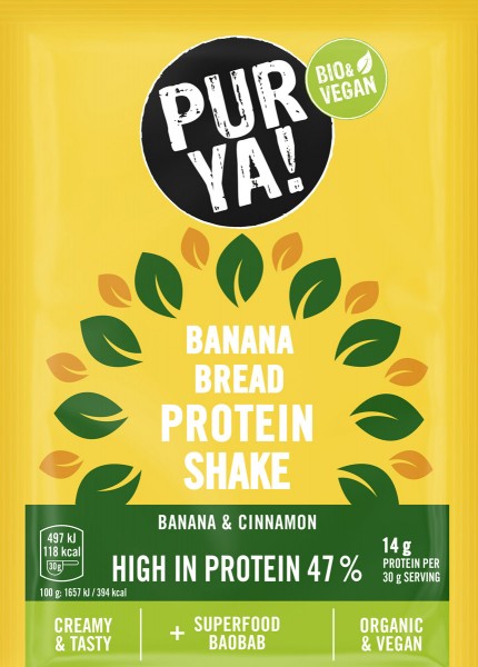PURYA! Protein Shake Mini - Banana Bread Baobab, 30g