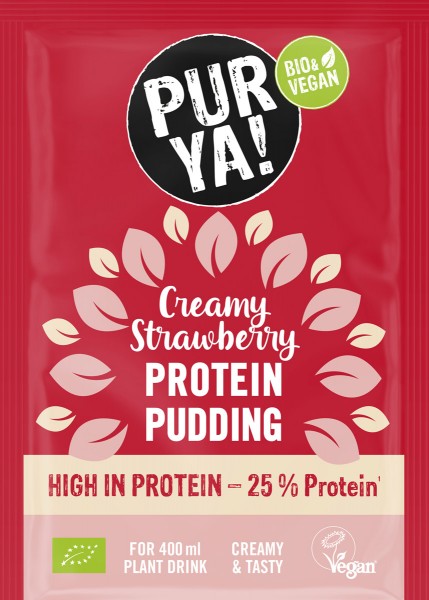 PURYA! Proteinpudding - Creamy Strawberry, 44g