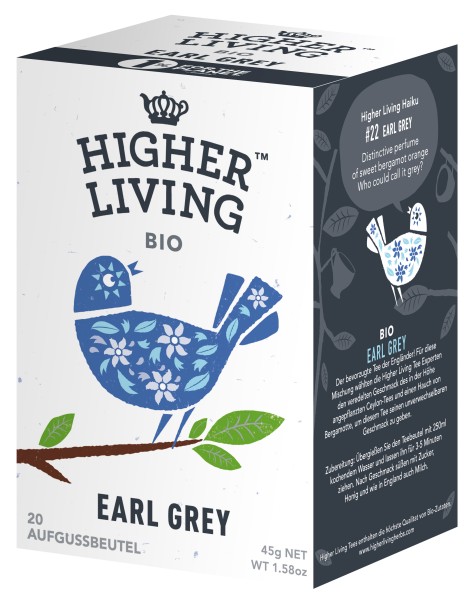 Higher Living - Earl Grey, 45g (20 Teebeutel)
