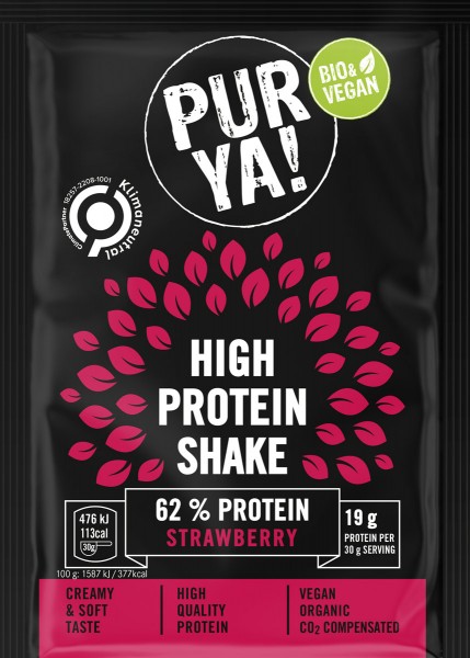 PURYA! High Protein Shake Mini - Erdbeere, 30g